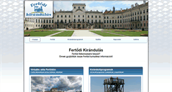 Desktop Screenshot of fertodikirandulas.hu